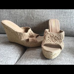 Beige Wedges